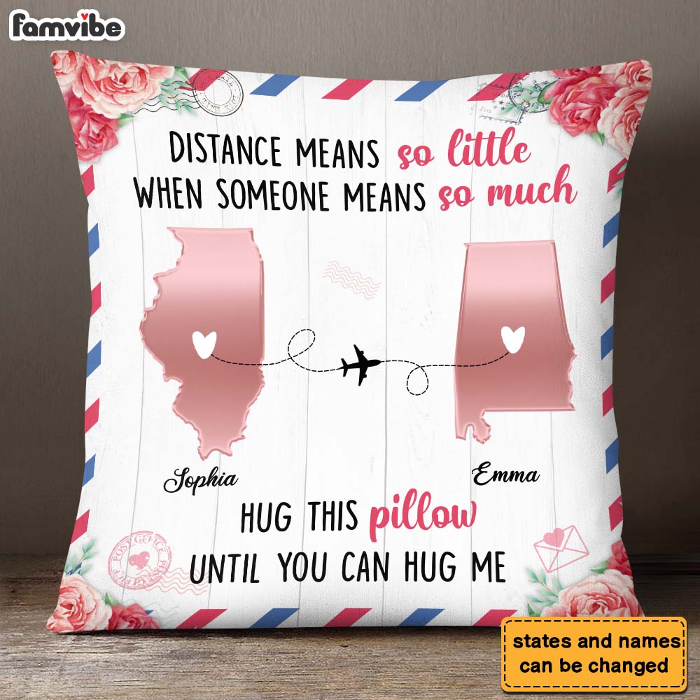 Personalized Someone Means So Much Long Distance Pillow 23944 Primary Mockup