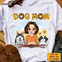 Personalized Dog Mom Yellow Pattern Shirt - Hoodie - Sweatshirt 23945 thumb 1