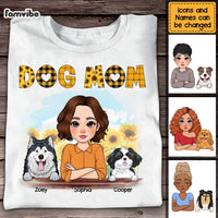 Personalized Dog Mom Yellow Pattern Shirt - Hoodie - Sweatshirt 23945 thumb 1