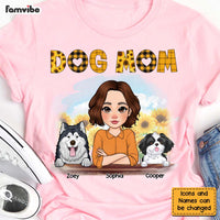 Personalized Dog Mom Yellow Pattern Shirt - Hoodie - Sweatshirt 23945 thumb 1