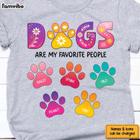 Personalized Dogs Are My Favorite People Shirt - Hoodie - Sweatshirt 23948 thumb 1