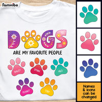 Personalized Dogs Are My Favorite People Shirt - Hoodie - Sweatshirt 23948 thumb 1