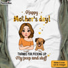 Personalized Thanks For Picking Up My Poop And Stuff  Yellow Pattern Shirt - Hoodie - Sweatshirt 23949 1