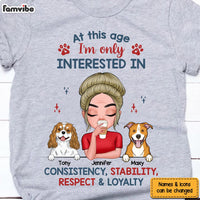 Personalized Gift for Dog Mom At This Age Shirt - Hoodie - Sweatshirt 23950 thumb 1