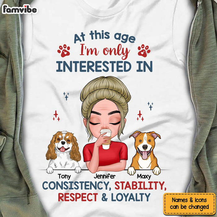 Personalized Gift for Dog Mom At This Age Shirt - Hoodie - Sweatshirt 23950 1