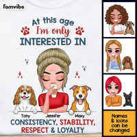 Personalized Gift for Dog Mom At This Age Shirt - Hoodie - Sweatshirt 23950 thumb 1