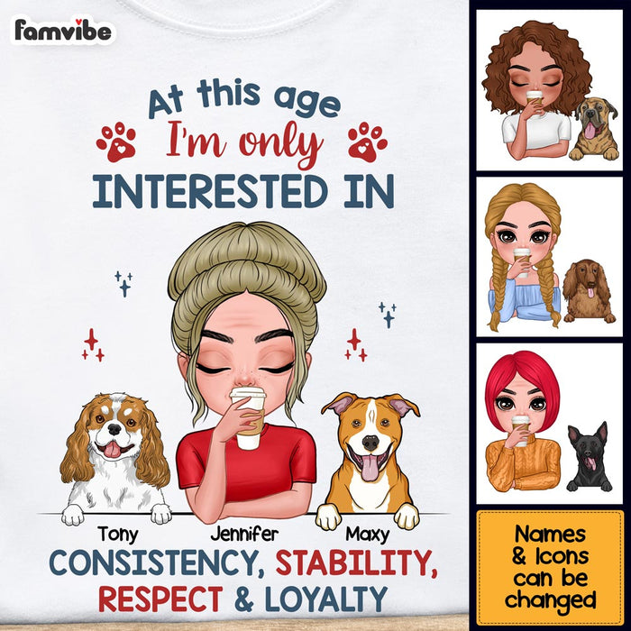 Personalized Gift for Dog Mom At This Age Shirt - Hoodie - Sweatshirt 23950 1