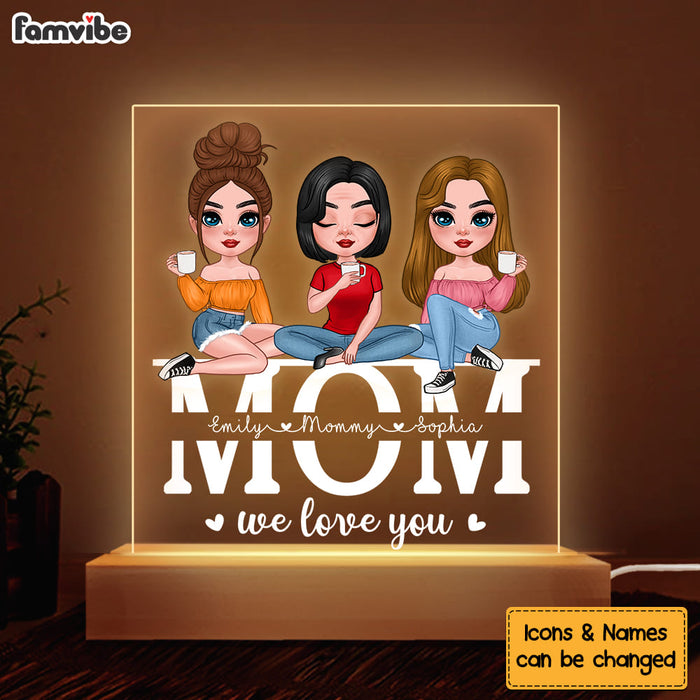 Personalized Gift For Mom We Love You Plaque LED Lamp Night Light 23952 1