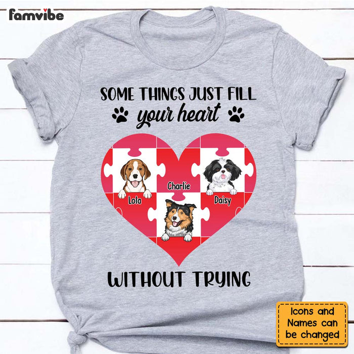 Personalized Dog Mom Some Things Just Fill Your Heart Shirt - Hoodie - Sweatshirt 23959 1