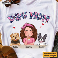 Personalized Dog Mom Floral Shirt - Hoodie - Sweatshirt 23960 thumb 1