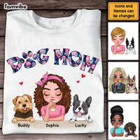 Personalized Dog Mom Floral Shirt - Hoodie - Sweatshirt 23960 thumb 1