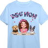 Personalized Dog Mom Floral Shirt - Hoodie - Sweatshirt 23960 1
