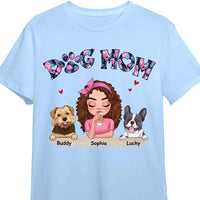 Personalized Dog Mom Floral Shirt - Hoodie - Sweatshirt 23960 thumb 1