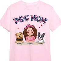 Personalized Dog Mom Floral Shirt - Hoodie - Sweatshirt 23960 thumb 1