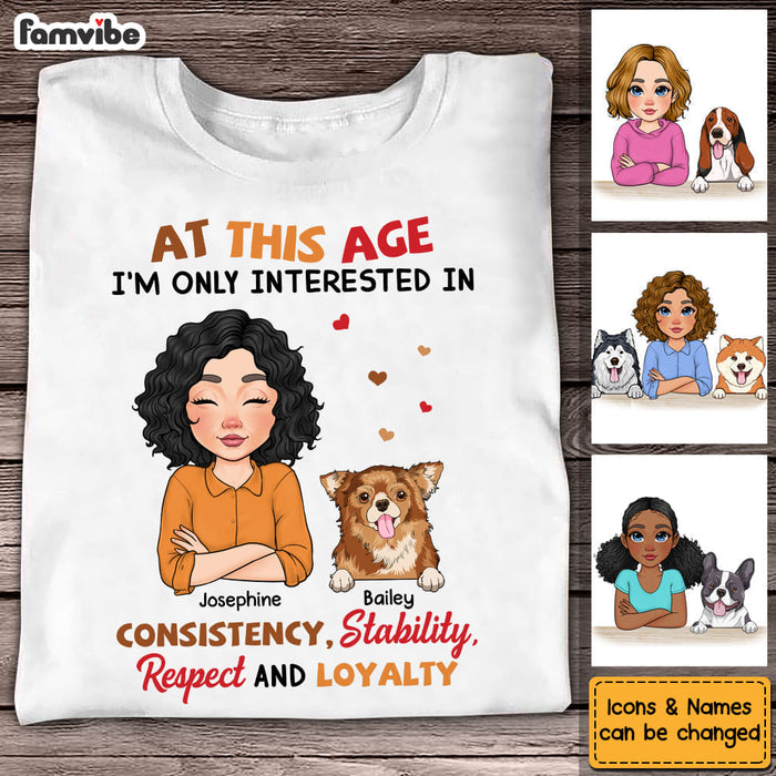 Personalized Gift for Dog Mom At This Age Shirt - Hoodie - Sweatshirt 23965 1