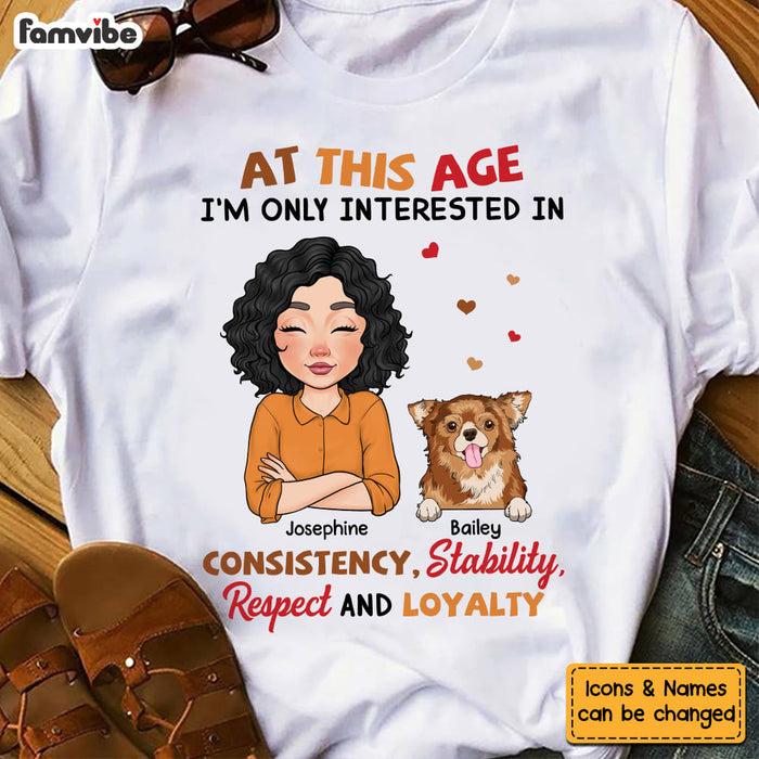 Personalized Gift for Dog Mom At This Age Shirt - Hoodie - Sweatshirt 23965 1
