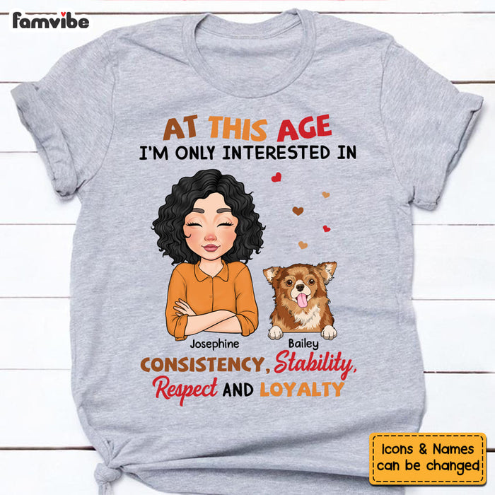 Personalized Gift for Dog Mom At This Age Shirt - Hoodie - Sweatshirt 23965 1