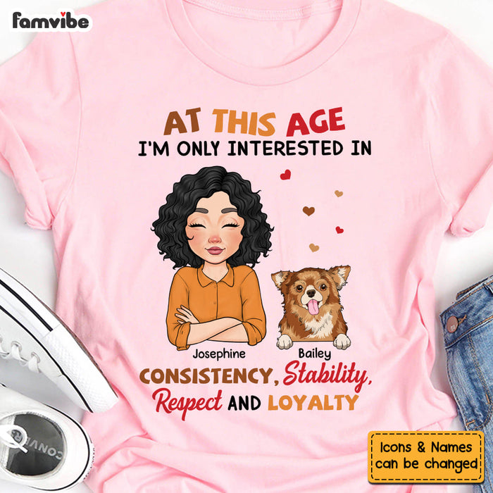 Personalized Gift for Dog Mom At This Age Shirt - Hoodie - Sweatshirt 23965 1