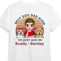Personalized Gift for Dog Dad Retro Shirt - Hoodie - Sweatshirt 23968 thumb 1