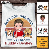 Personalized Gift for Dog Dad Retro Shirt - Hoodie - Sweatshirt 23968 thumb 1