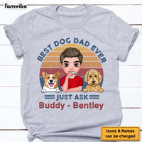 Personalized Gift for Dog Dad Retro Shirt - Hoodie - Sweatshirt 23968 thumb 1