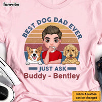 Personalized Gift for Dog Dad Retro Shirt - Hoodie - Sweatshirt 23968 thumb 1