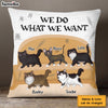 Personalized Gift For Cat Mom I Do What I Want Pillow 23970 1