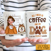 Personalized All I Need Is Coffee And My Dogs Mug 23973 thumb 1