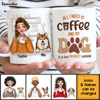 Personalized All I Need Is Coffee And My Dogs Mug 23973 thumb 1