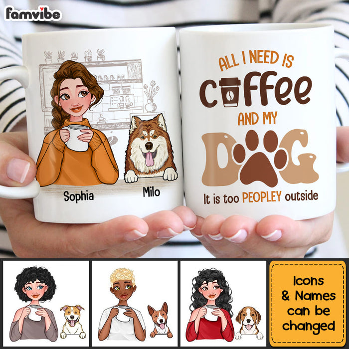 Personalized All I Need Is Coffee And My Dogs Mug 23973 1