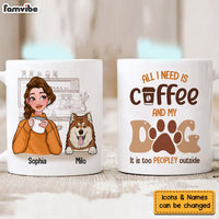 Personalized All I Need Is Coffee And My Dogs Mug 23973 thumb 1