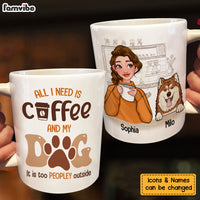 Personalized All I Need Is Coffee And My Dogs Mug 23973 thumb 1