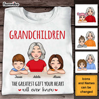 Personalized Grandma And Grandchildren The Greatest Gift Shirt - Hoodie - Sweatshirt 23978 thumb 1