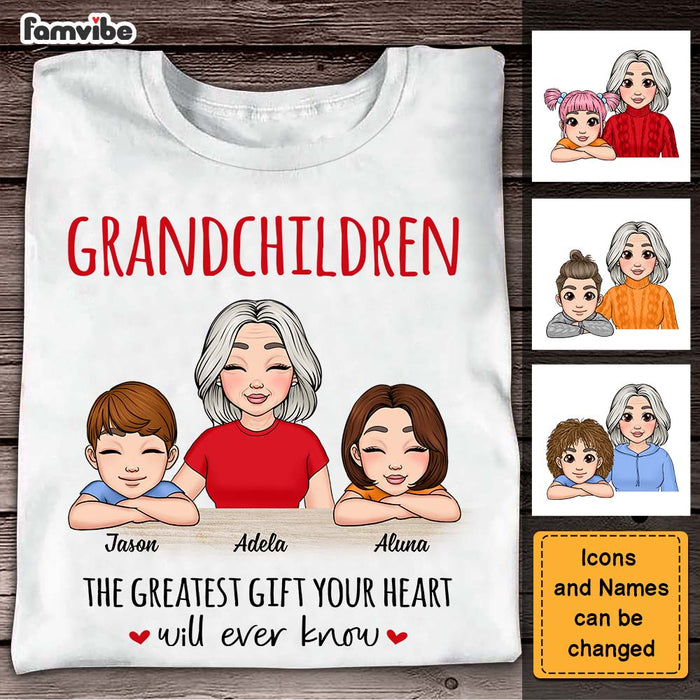 Personalized Grandma And Grandchildren The Greatest Gift Shirt - Hoodie - Sweatshirt 23978 1