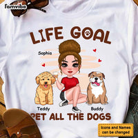 Personalized Life Goal Pet All The Dogs Shirt - Hoodie - Sweatshirt 23980 thumb 1