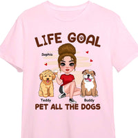 Personalized Life Goal Pet All The Dogs Shirt - Hoodie - Sweatshirt 23980 thumb 1