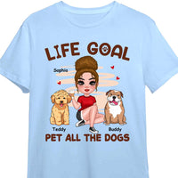 Personalized Life Goal Pet All The Dogs Shirt - Hoodie - Sweatshirt 23980 thumb 1
