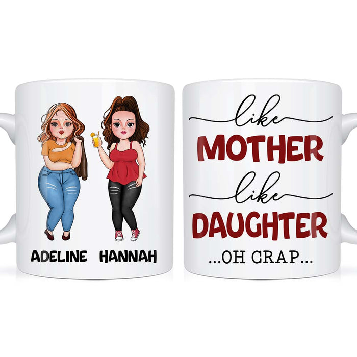 Personalized Gift Like Mother Like Daughter Mug 23601 1