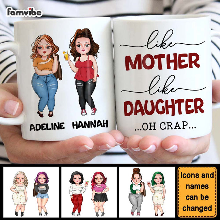 Personalized Gift Like Mother Like Daughter Mug 23601 1
