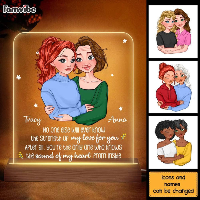Personalized Gift No One Will Ever Know Plaque LED Lamp Night Light 23992 1