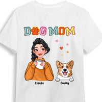 Personalized Dog Mom Colorful Pattern Shirt - Hoodie - Sweatshirt 23996 thumb 1