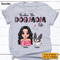 Personalized Rockin' The Dog Mom Life Shirt - Hoodie - Sweatshirt 23998 thumb 1