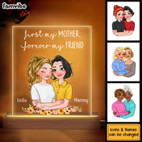 Personalized First My Mom Forever My Friend Plaque LED Lamp Night Light 23999 thumb 1