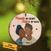 Personalized Sisters By Heart BWA Friends  Ornament SB211 29O58 1