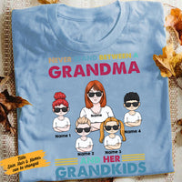 Personalized Mom Grandma T Shirt JN162 26O58 thumb 1