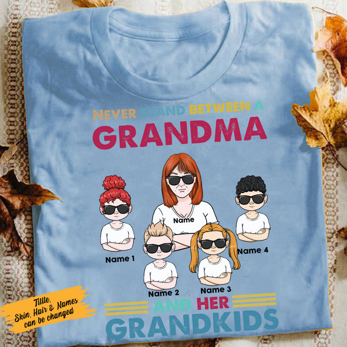 Personalized Mom Grandma T Shirt JN162 26O58 1