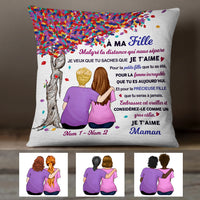 Personalized French Maman Grand-mère Tree Mom Grandma Pillow AP293 65O47 (Insert Included) thumb 1