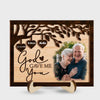 Personalized Gift For Couples God Gave Me You 2 Layered Wooden Plaque 31510 1