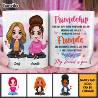 Personalized Friends Gift I Feel So Lucky That  My Friend Is You Mug 31218 thumb 1