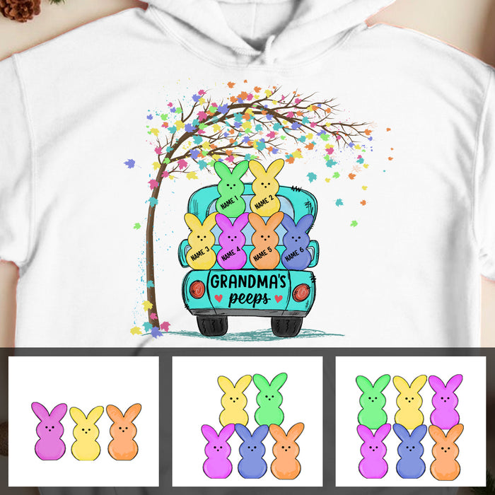 Personalized Grandma Peeps Easter Hoodie FB61 81O57 1